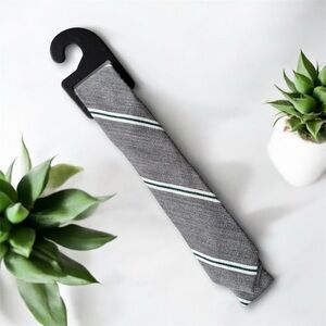 🆕Youth | J. Crew Classic Grey Striped Neck Tie